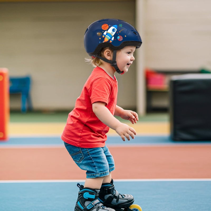 FIODAY Toddler Bike Helmet, Baby Bike Helmet for Toddlers Age 1-3, Infant Toddler Helmets Kids Helmets for Cycling Scootering Skateboarding - Image 2